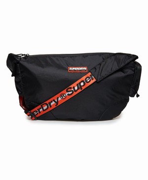 Superdry Damon Side Messenger Férfi Táska Fekete | PRXVS6351